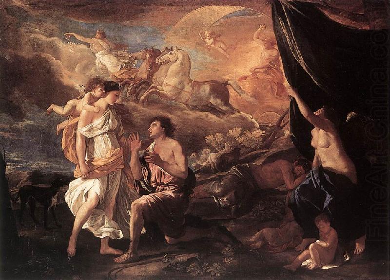 Nicolas Poussin Selene and Endymion china oil painting image